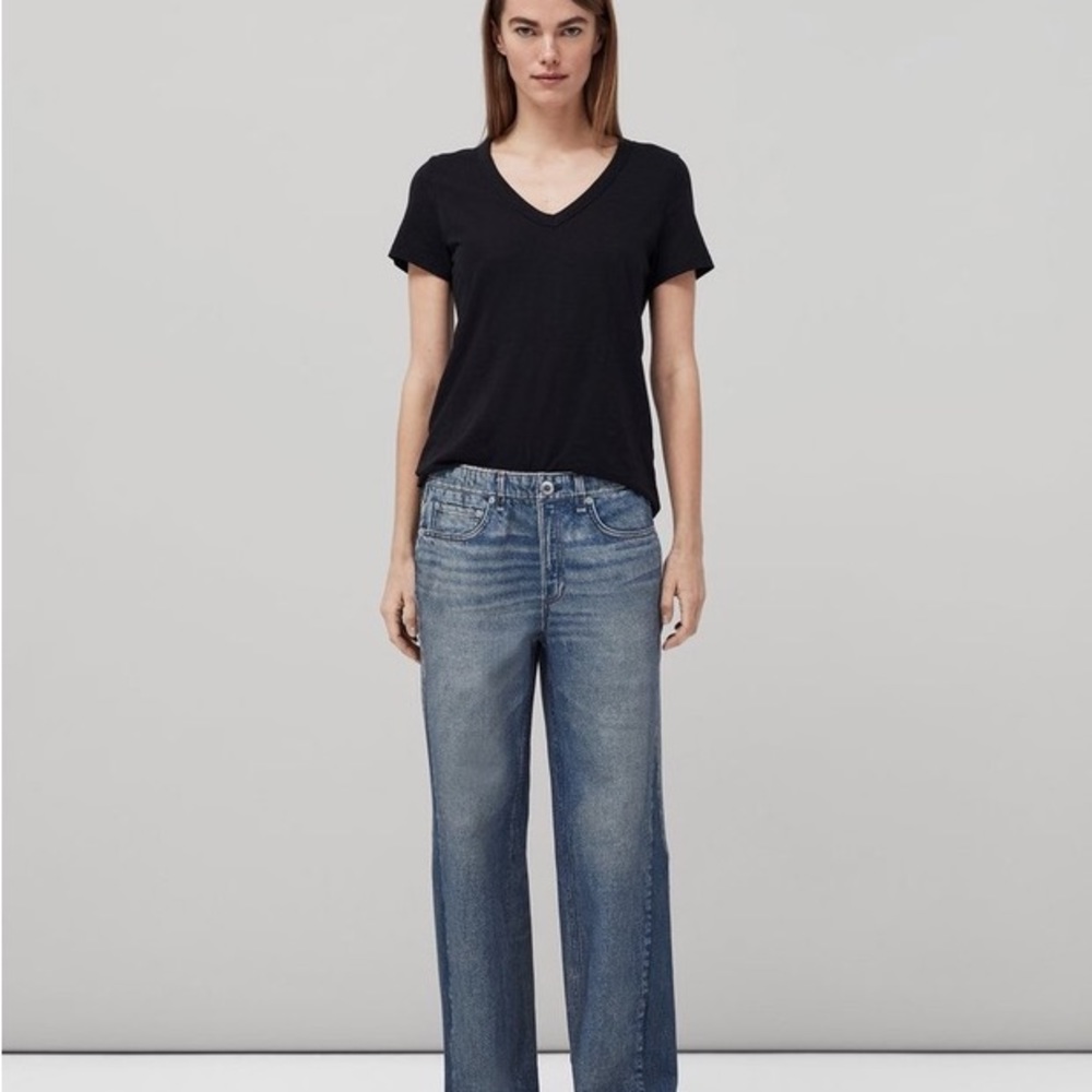 Rag & Bone Miramar Wide Leg Cotton Pants.  Size Small.